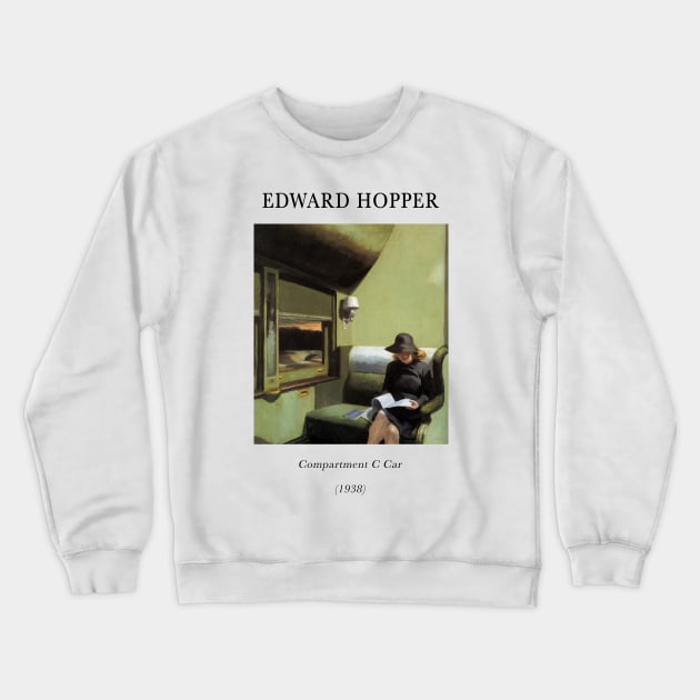 edward hopper painting Crewneck Sweatshirt by thecolddots